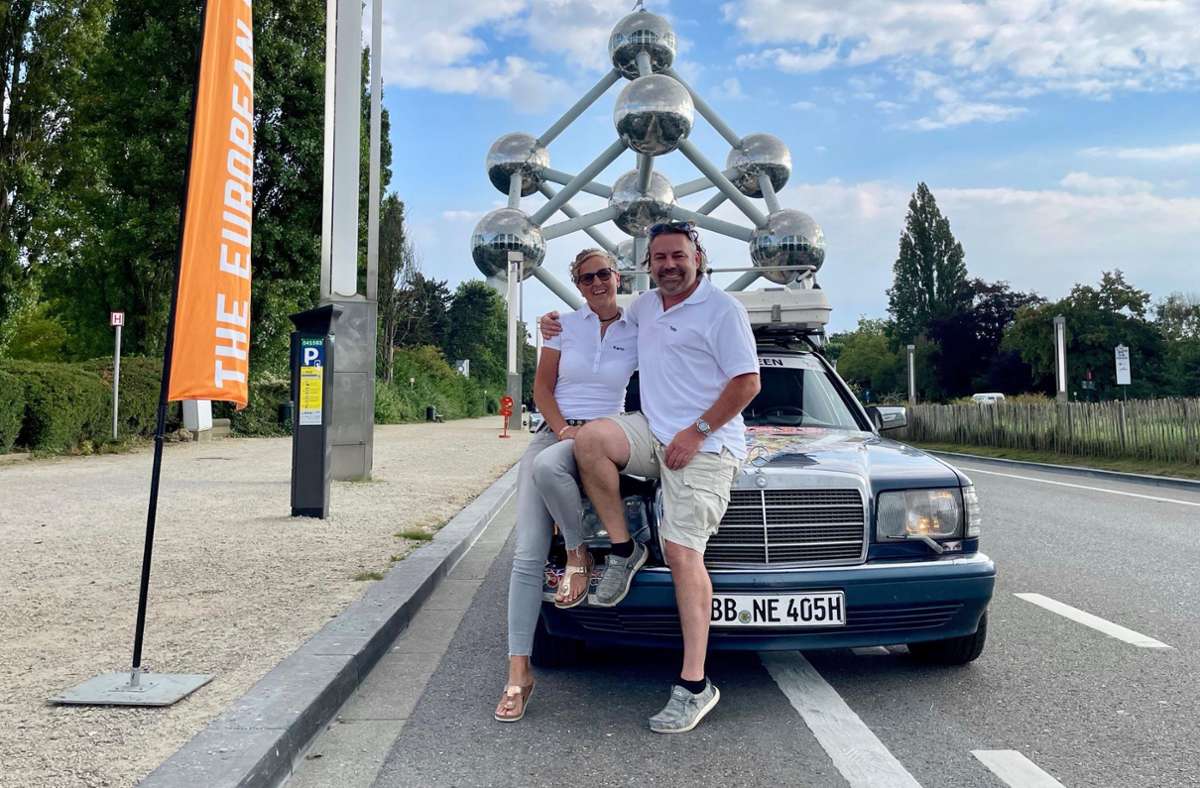 Ehepaar aus der Region Stuttgart: Im Oldtimer quer durch Europa – für einen wohltätigen Zweck