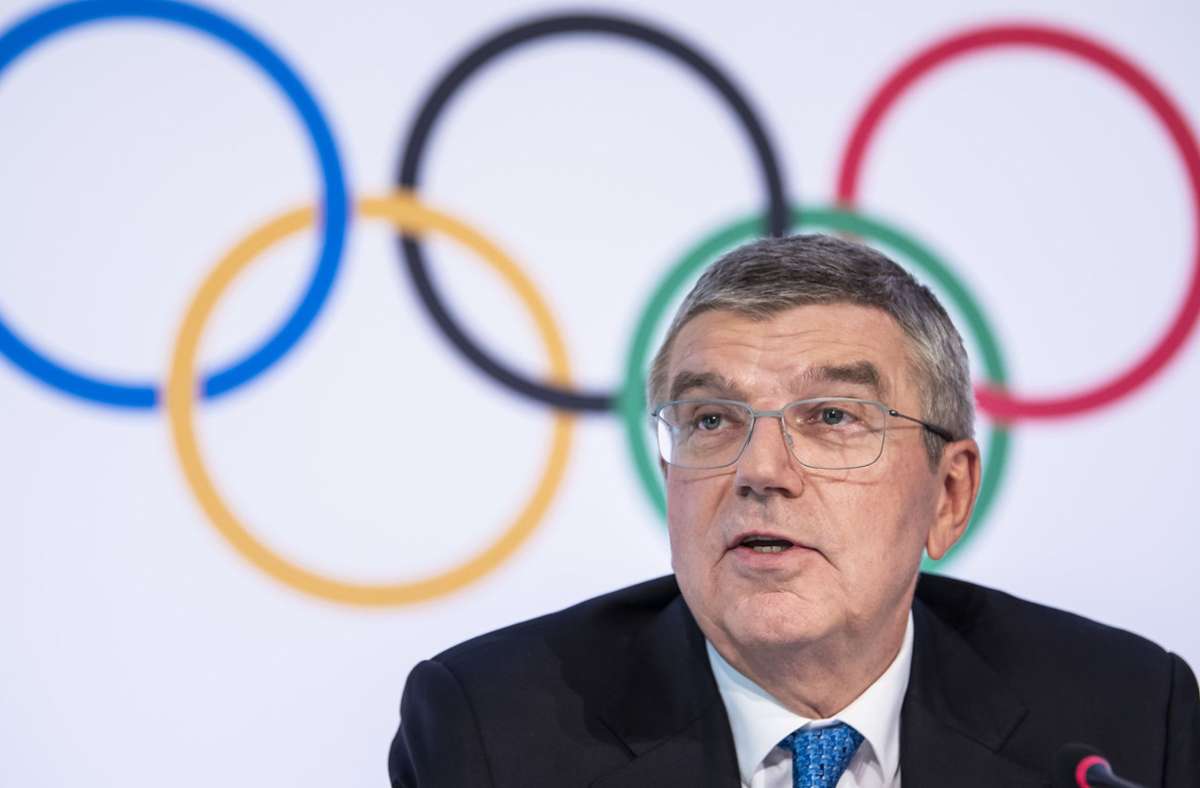 Der Herr der Ringe: Thomas Bach bleibt für weitere vier Jahre Chef des Internationalen Olympischen Komitees. Foto: dpa/Jean-Christophe Bott