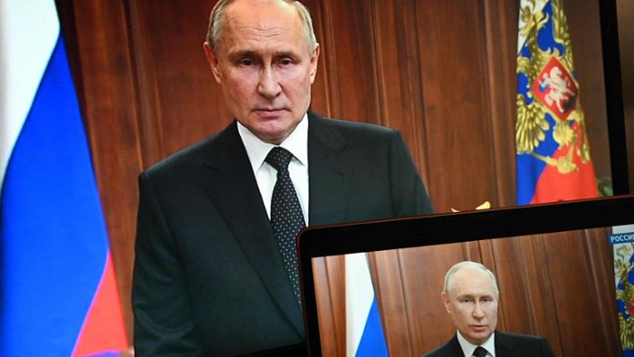 TV-Rede Wladimir Putins in Auszügen