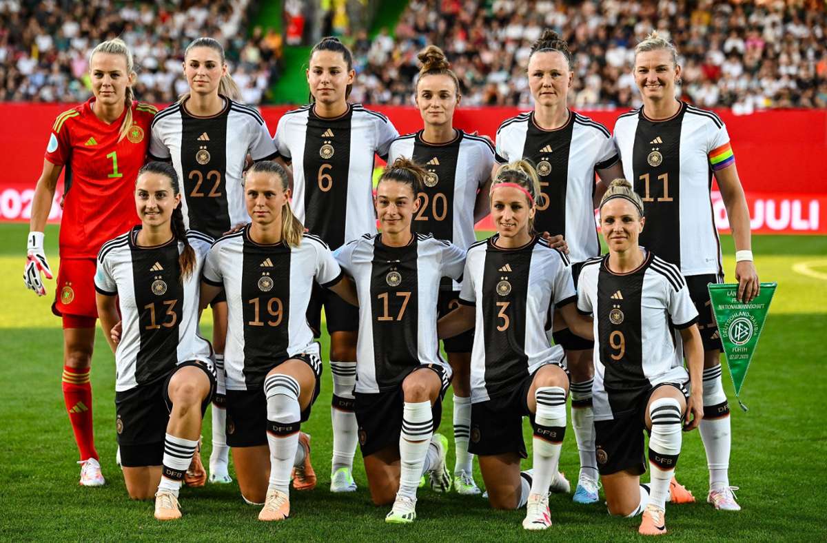 Die DFB-Frauen (hier beim Testspiel gegen Sambia Anfang Juli) haben bei der WM in Australien und Neuseeland mit Marokko, Kolumbien und Südkorea eine machbare Gruppe erwischt.