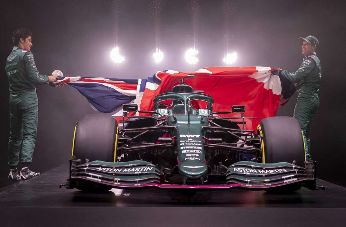 Aston Martin präsentiert Formel-1-Auto: Sebastian Vettel jetzt in Grün statt in Rot
