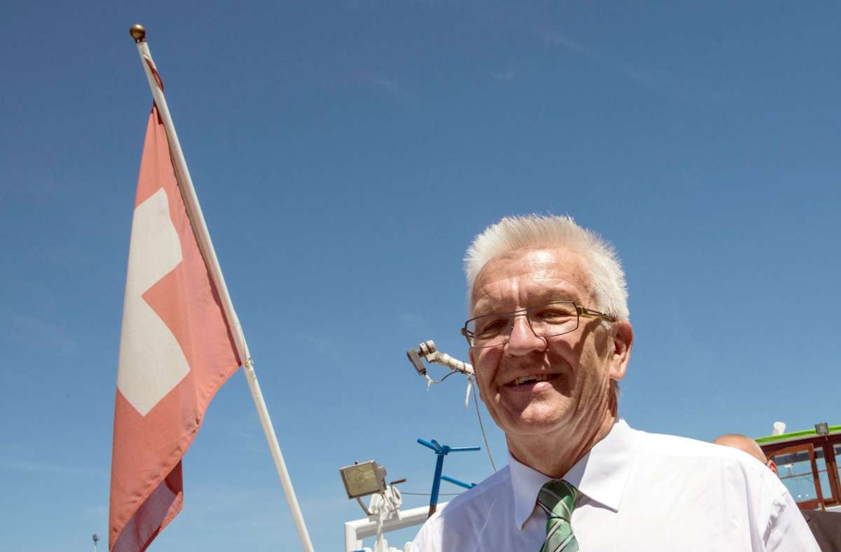 Winfried Kretschmann in Brüssel: Landesvater will für die Schweiz werben