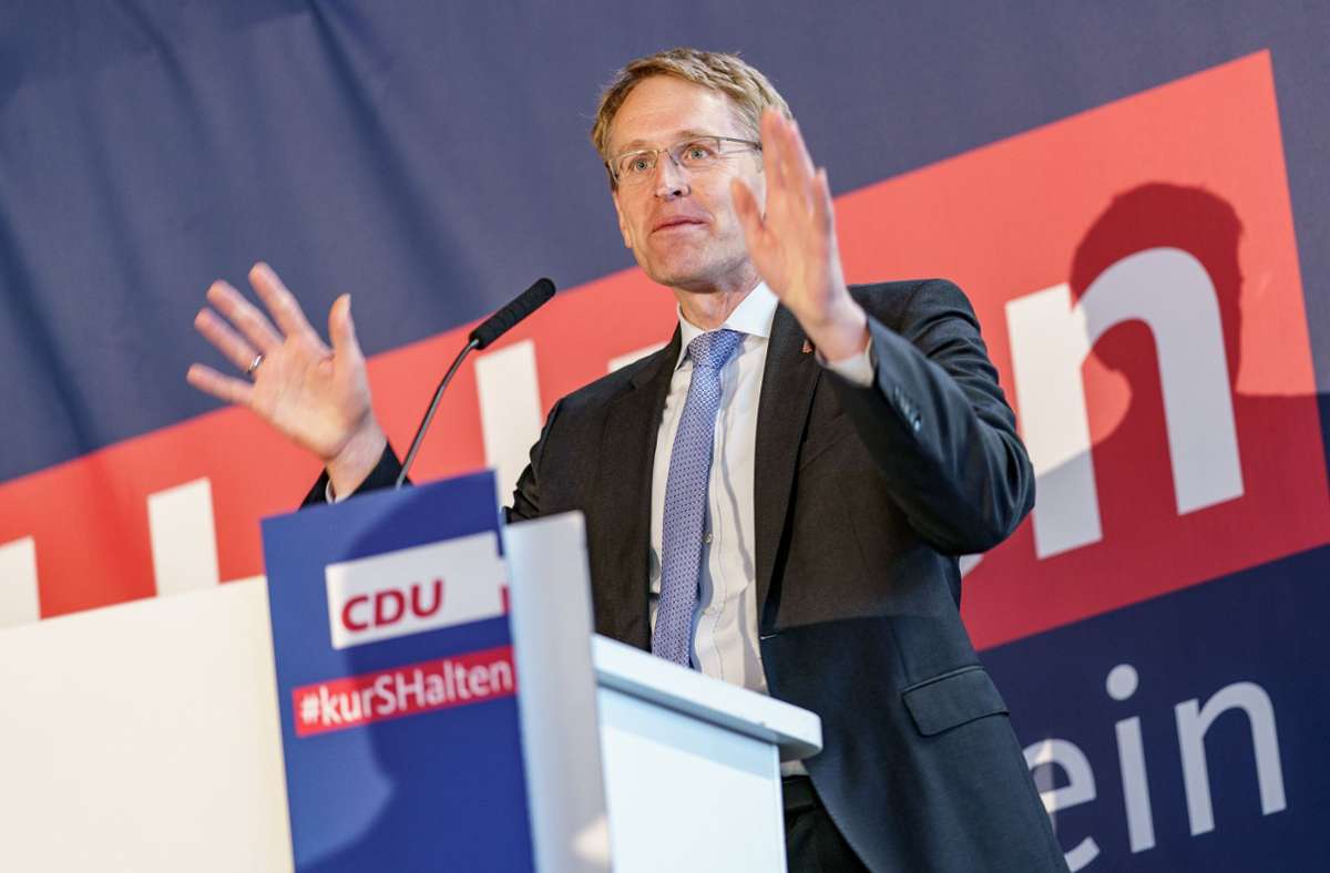 Schleswig-Holstein: Kleiner CDU-Parteitag billigt Günthers Kurs für Jamaika-Neuauflage