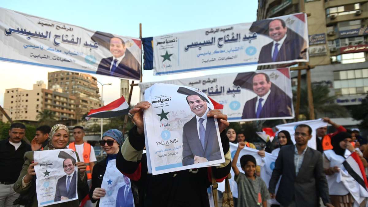 Dritte Amtszeit bis 2030: Präsident Al-Sisi in Ägypten wiedergewählt