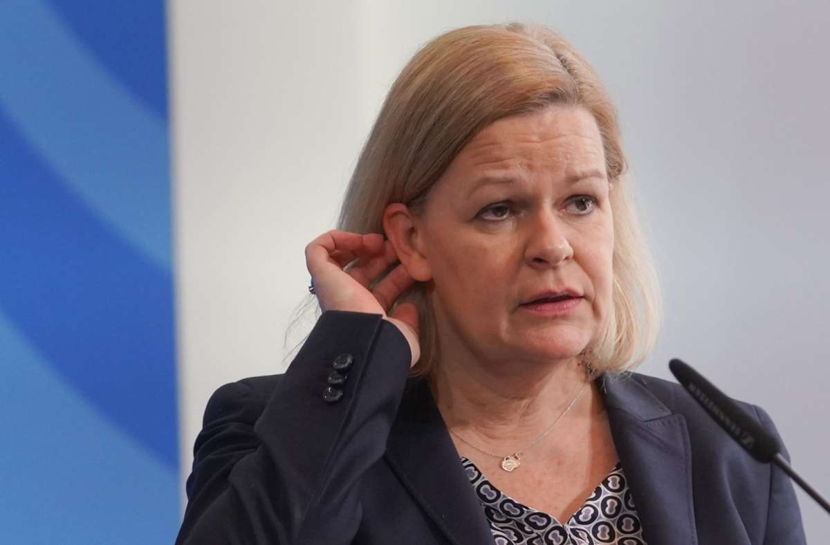 SPD-Innenministerin: Nancy Faeser strebt zurück nach Hessen