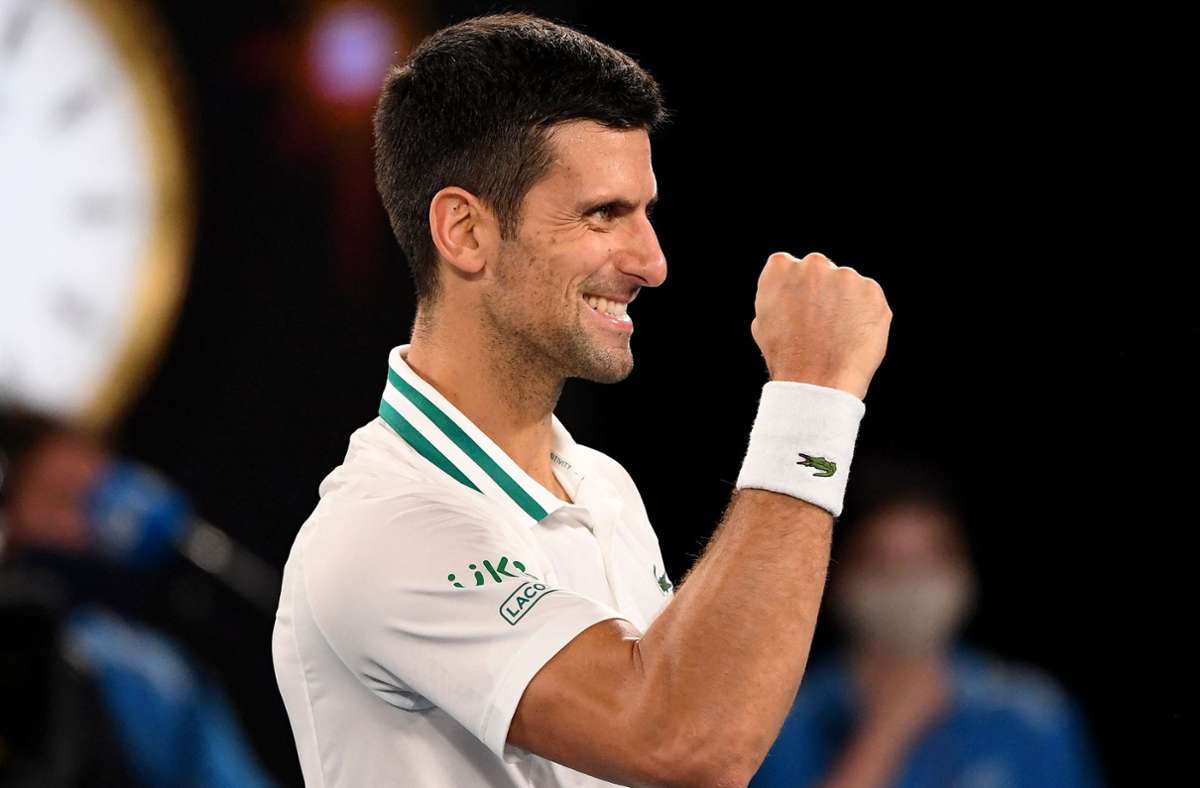 Novak Djokovic hat bei den Australian Open das Finale erreicht.