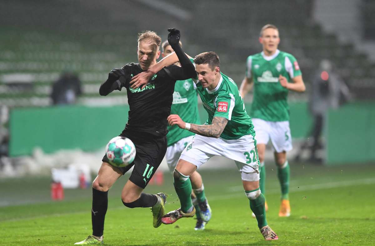 DFB-Pokal: Werder Bremen zum vierten Mal in Serie im Viertelfinale