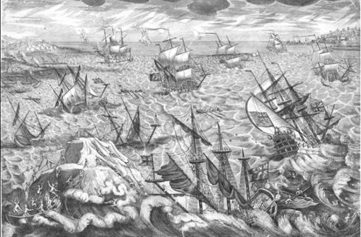 Bei dem großen Sturm 1703 soll England mehr Schiffe verloren haben als jemals bei einer Begegnung mit einem Feind. Foto: Wikipedia/Wikipedia