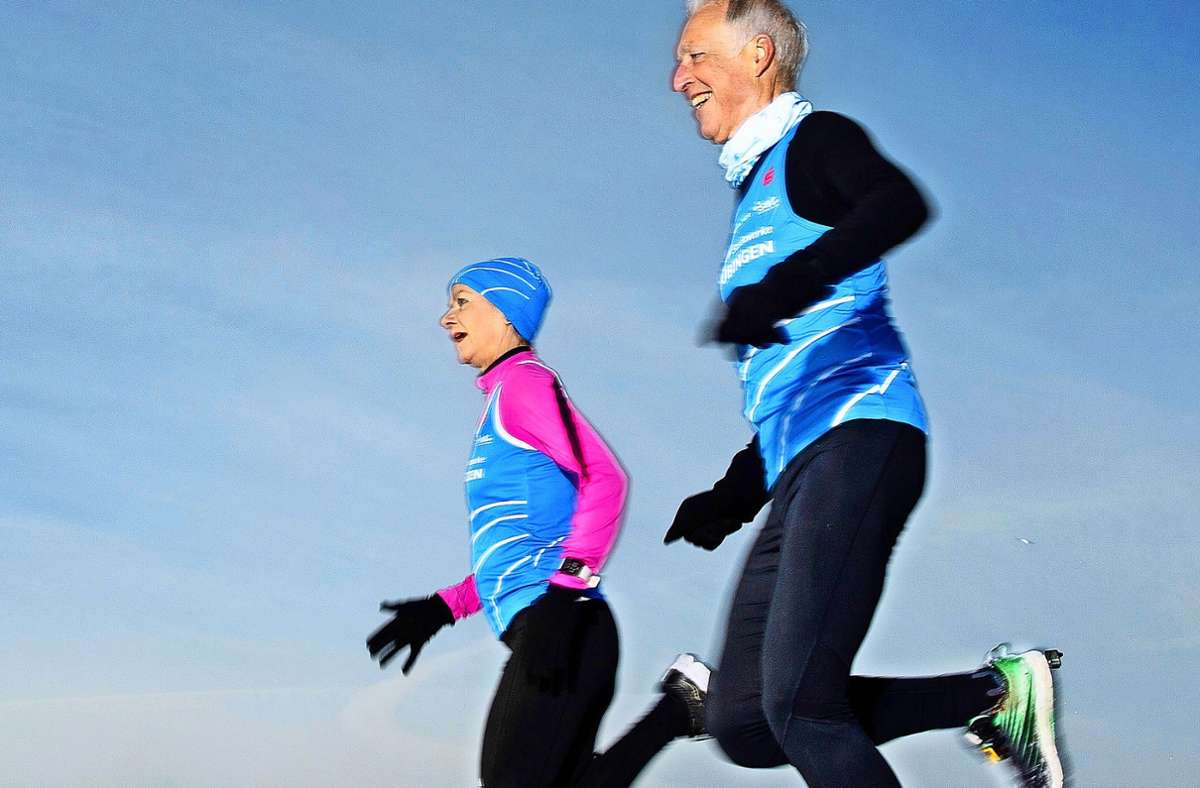 Alfred Gross und Nicole Schwindt sind Spitzensportler  im Marathon: Das Langstrecken-Ehepaar