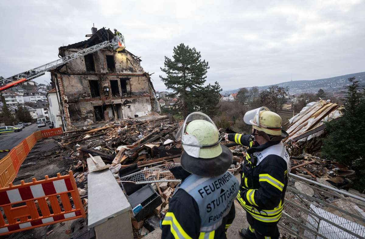 Tödliche Explosion in Stuttgart: Ermittlungen zur Ursache gehen weiter