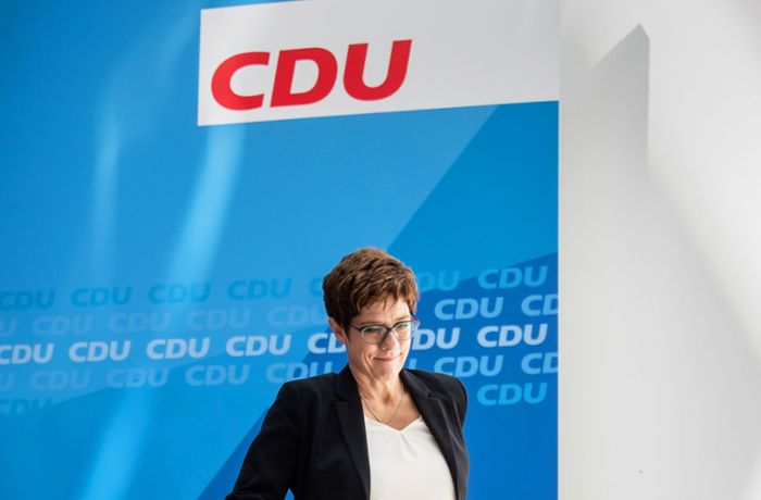 Scheidende CDU-Vorsitzende: Annegret Kramp-Karrenbauer scheiterte am Zustand der CDU