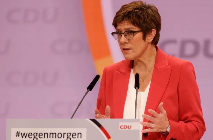 Annegret Kramp-Karrenbauer auf dem CDU-Parteitag: “Ich weiß, dass sich viele mehr von mir erhofft haben“