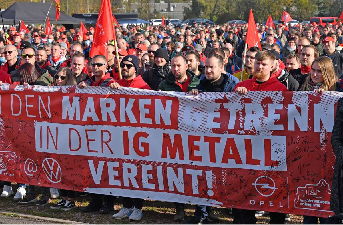 Ringen um den Standort: Opel Eisenach will nicht abgehängt werden