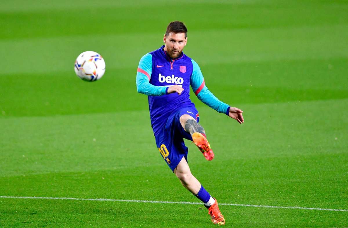 Lionel Messi verlässt den FC Barcelona. Foto: AFP/PAU BARRENA