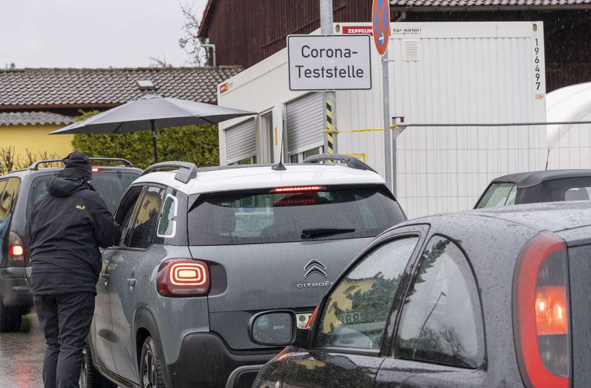 Mobile Teststationen in Containern geraten derzeit verstärkt ins Visier von Einbrechern. Foto: Jürgen Bach/Jürgen Bach