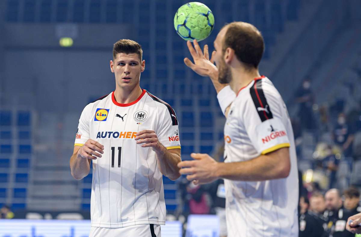 Die Göppinger Sebastian Heymann (li.) und Marcel Schiller sind zwei der  deutschen Nationalspieler aus Württemberg.