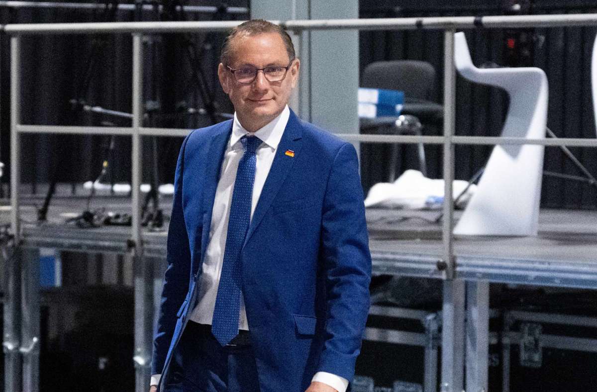 Tino Chrupall strebt Wiederwahl an: AfD wählt neue Vorsitzende - Parteitag in Sachsen hat begonnen