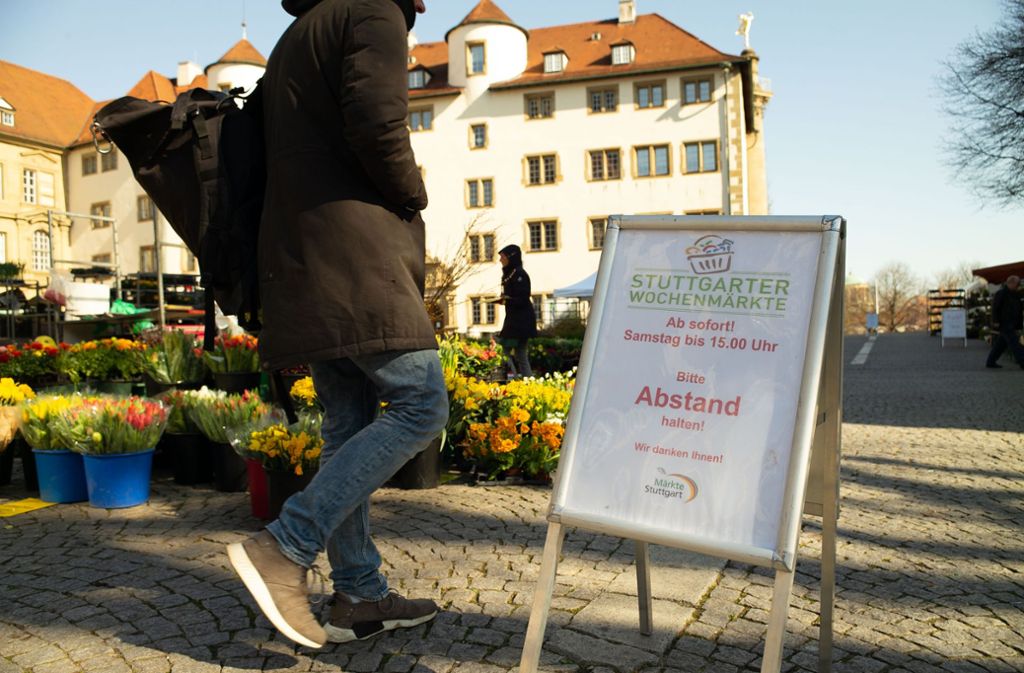Coronavirus in Stuttgart: Nun rücken die Wochenmärkte in den Fokus