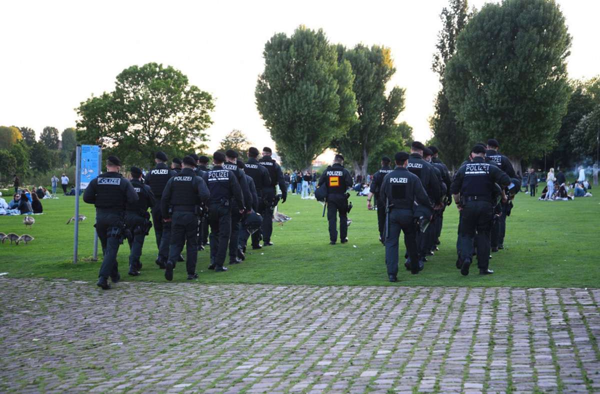 TikTok-Aufruf zu Krawallen: Polizei hat Lage auf Heidelberger Neckarwiese im Blick