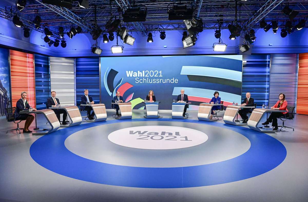 Schlussrunde zur Bundestagswahl: Koalitionsbildung wird eine harte Nuss