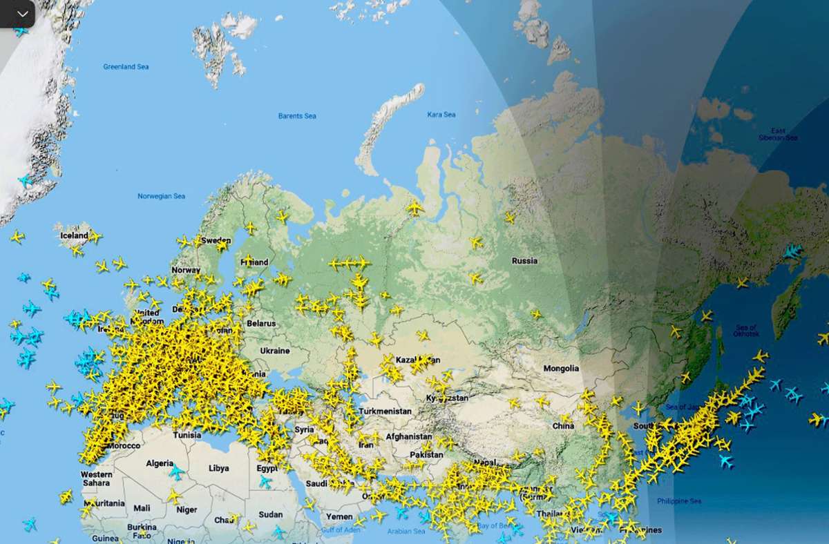 Gesperrter Luftraum über Russland: 2000 Kilometer Umweg