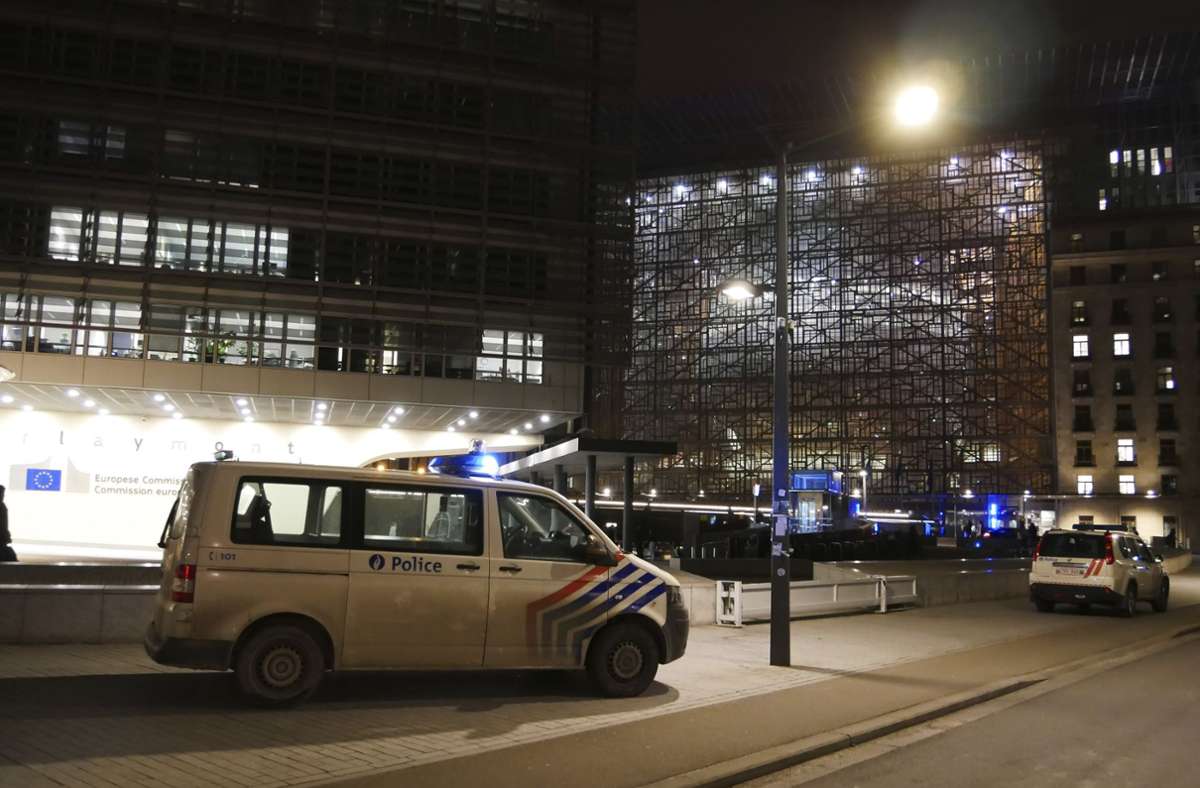 Ein Messerangriff in Brüssel rief die Polizei auf den Plan. Foto: dpa/Sylvain Plazy