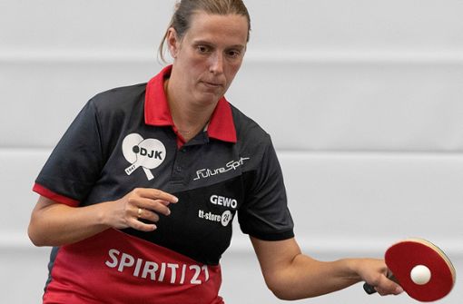 Alexandra Schankula ist die Nummer 1 des Sportbund Stuttgart und spielt mit dem Team in der dritten Bundesliga. Foto: Volker Arnold