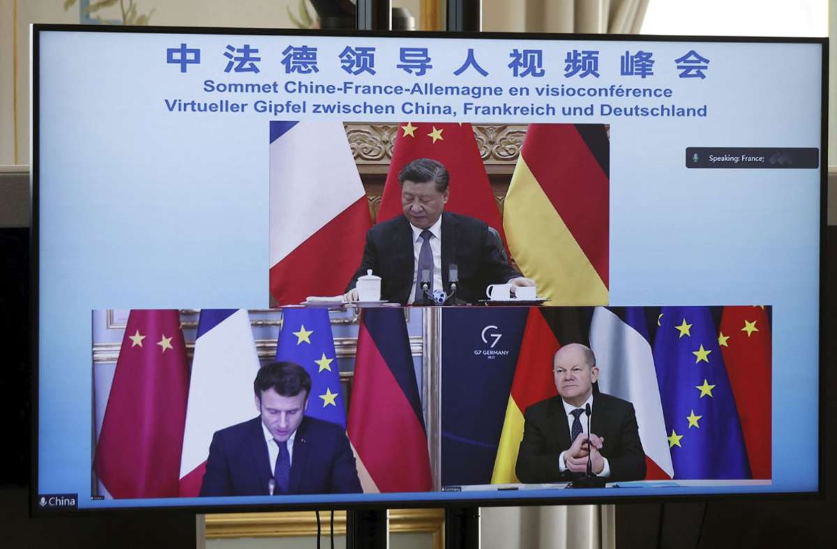 Krieg in der Ukraine: Xi spricht mit Scholz und Macron - Lage in Ukraine „beunruhigend“