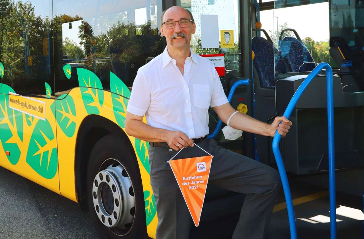 Busfahrer des Jahres in Stuttgart: Immer ein offenes Ohr für die Fahrgäste