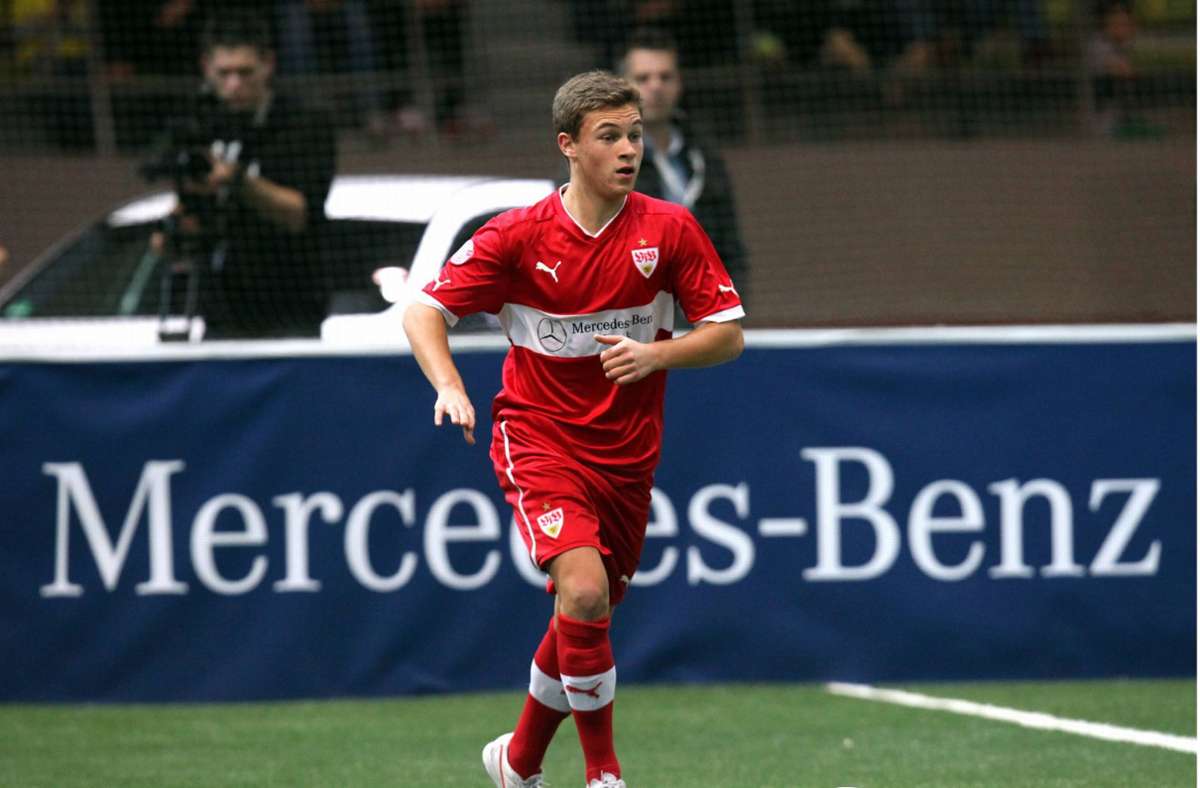 Einer seiner letzten Auftritte im VfB-Trikot: Joshua Kimmich 2013 beim Junior-Cup im Sindelfinger Glaspalast.