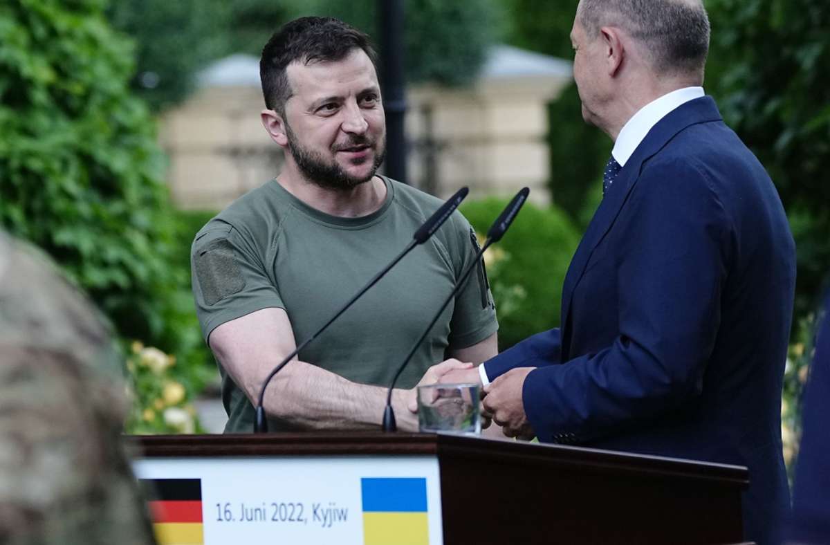 Krieg in der Ukraine: Scholz stellt weitere Waffenlieferungen in Aussicht