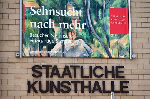 Die Kunsthalle Karlsruhe Foto: dpa/Uli Deck