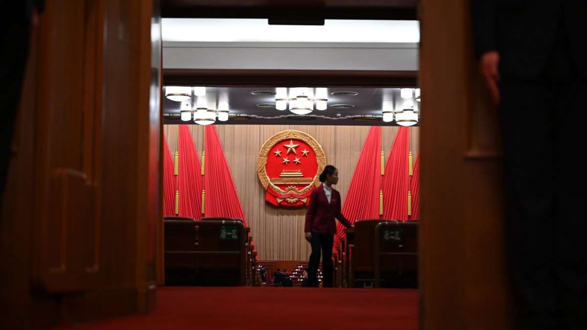 Pekinger Volkskongresses: China legt Wachstumsziel von rund fünf Prozent fest