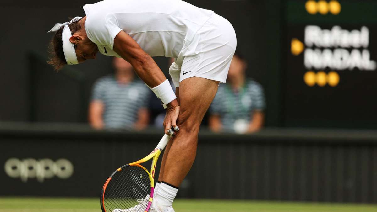 Rafael Nadal in Wimbledon: Spanischer Tennis-Star lässt Halbfinal-Teilnahme offen