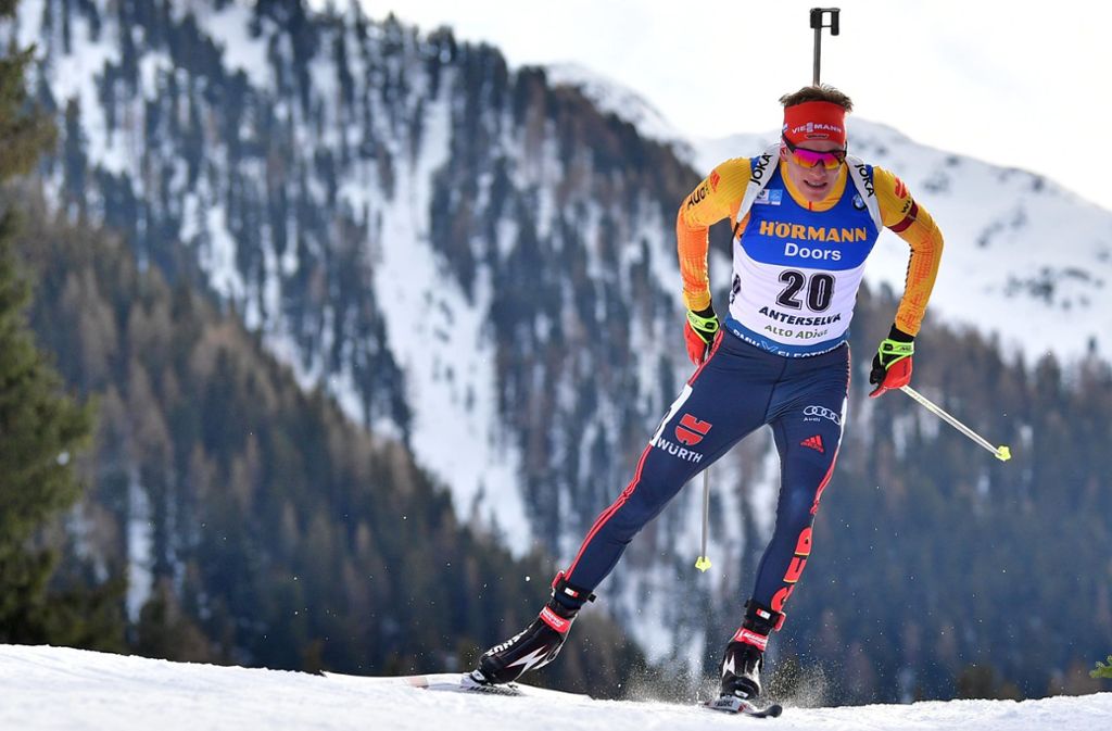 Biathlon-WM in Antholz: Benedikt Doll und seine Probleme mit Alexander Loginow