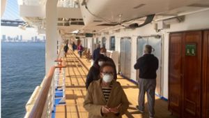 Deutsche hängen auf Kreuzfahrtschiff in Japan fest
