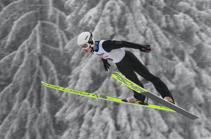 Skispringen: Janne Holz, Julian Hillmer: Zwei  Freunde  auf dem Podest